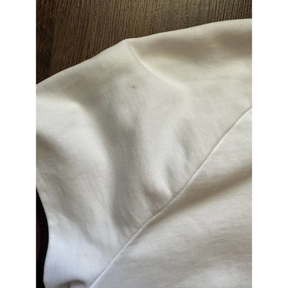 Armani Exchange Womens Size S Quarter Zip High Neck Sweatershirt Designer White - Picture 8 of 11